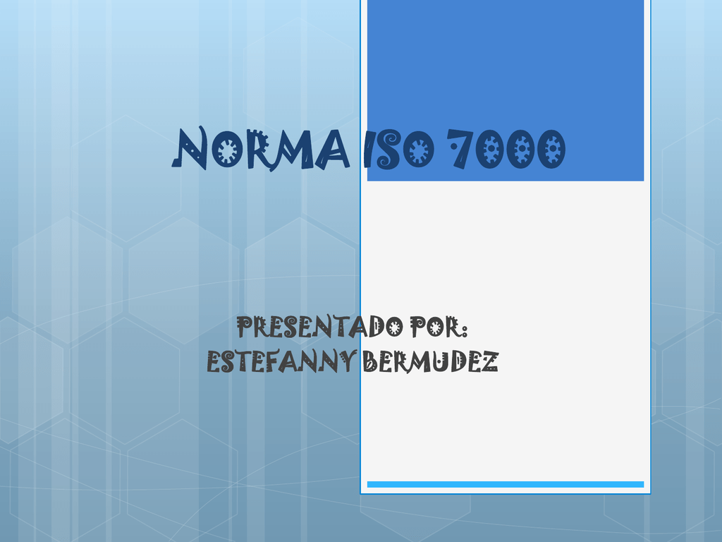 Norma Iso 7000