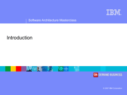 IBM Presentations: Blue Pearl DeLuxe template