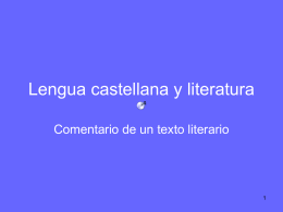 Lengua castellana y literatura - XTEC