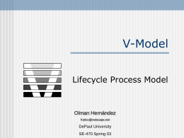 V-Model - DePaul University