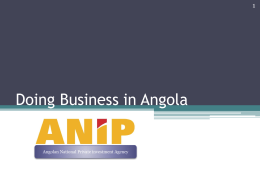 Doing Business in Angola - Developing Markets Associates