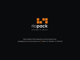 Diapositiva 1 - RioPack - Soluciones de embalaje