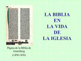 EL CANON DE LA BIBLIA