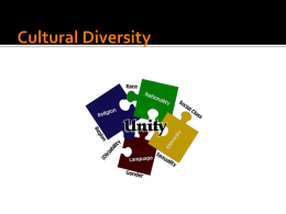 Cultural Diversity - Harrison High School