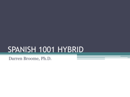 SPANISH 1001 HYBRID