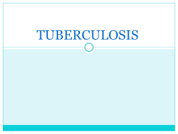 TUBERCULOSIS