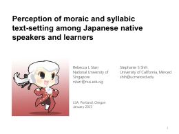 Moraicity in Translated versus Native Japanese Text