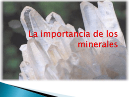 La importancia de los minerales