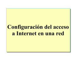 Module 11: Configuring Internet Access for a Network