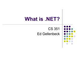 What is .net