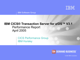 IBM CICS TS V3.1
