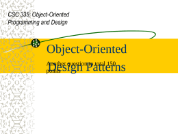 Introduction to design patterns