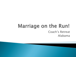Marriage on the Run!