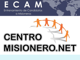 Diapositiva 1 - Centro de Formacion Misionero
