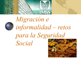 Totalization Estimates Performed by IMSS