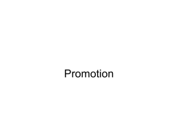 Promotion - Homestead