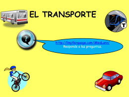 EL TRANSPORTE - Languages Resources