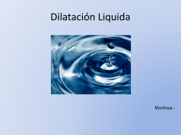 Dilatacion De Liquidos