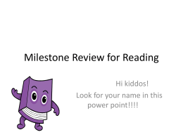 CRCT Reading Review