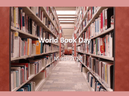 World Book Day - Redhill Academy