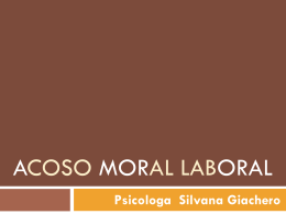 Acoso moral LABORAL - FONTEM | Congresses, World …