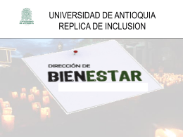Diapositiva 1 - Inclusion en la UdeA