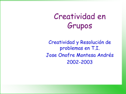 La Creatividad en los Grupos y Equipos