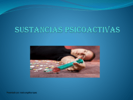 sustancias psicoactivas - Bienvenido a RIDSSO