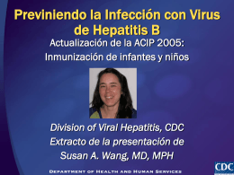 Preventing Hepatitis B Virus Infections