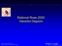 Introduction to Rational Rose 2000