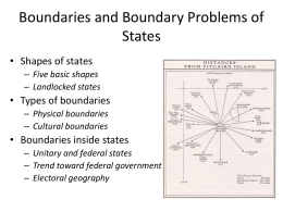 Boundaries and Boundary Problems of States
