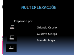 MULTIPLEXACION - comunicaciondedatos2009