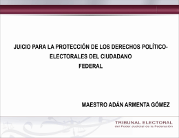 Diapositiva 1 - Tribunal Estatal Electoral