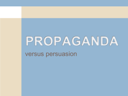 Propaganda - CSU Fullerton
