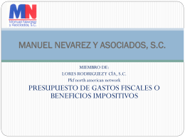 MANUEL NEVAREZ Y ASOCIADOS, S.C.