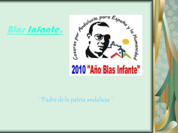 Blas Infante.