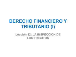 DERECHO FINANCIERO Y TRIBUTARIO (I)