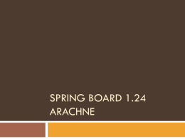 Spring Board 1.24 Arachne