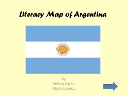 Literacy Map of Argentina