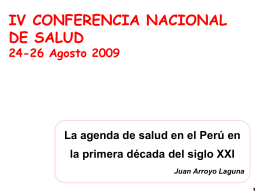 MARCO SOCIAL MULTIANUAL 2010 – 2012