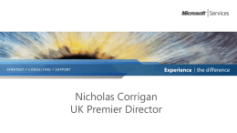Nicholas Corrigan UK Premier Director