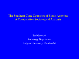 Political Economy of the Southern Cone Countries of …