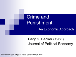 Crime and Punishment: