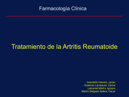 Tratamiento de Artritis Reumatoide