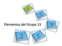 Elementos del Grupo 13