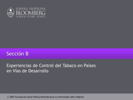 Regional Coalitions - Global Tobacco Control