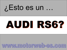 AUDI RS6