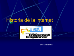 Historia de la internet