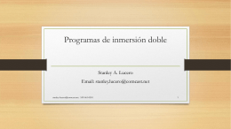 Programas de inmersion duales Dual Language Programs