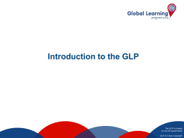 Induction for GLP National Leaders and Local Advisors